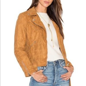 Lioness Made For Milan Suede Biker Jacket